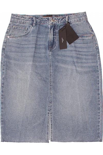 VERO MODA Džínová  Sukně Modrá Vel.  L