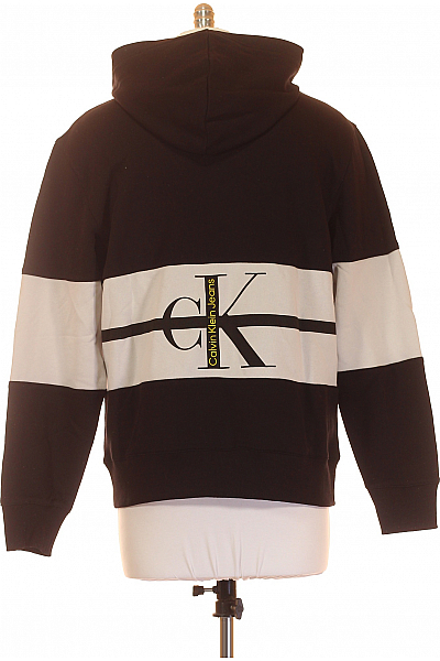 Pánská Mikina Bez Zapínání Černá Calvin Klein Vel. L
