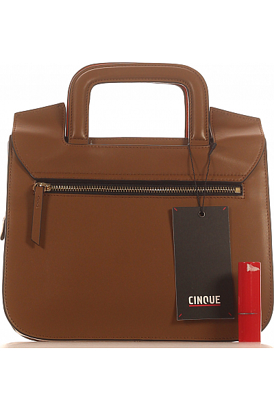 CINQUE  Kabelka Kožená Hnědá