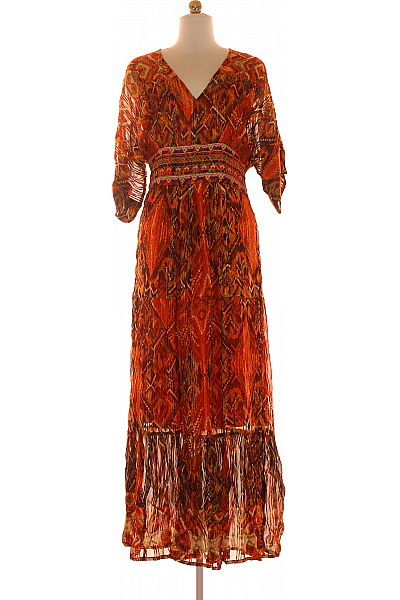  Šaty Z Chiffonu Barevné DESIGUAL Vel.  38