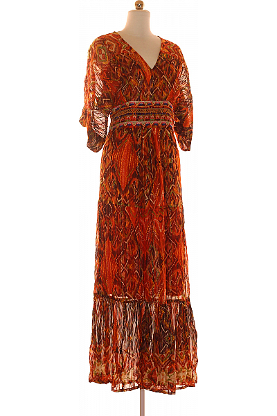  Šaty Z Chiffonu Barevné DESIGUAL Vel.  38
