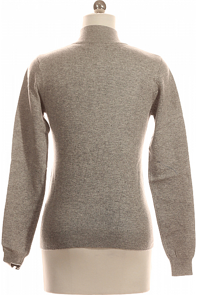 Dámský Cardigan Hedvábný Šedý 