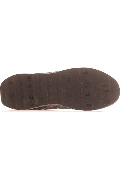 Pánské Tenisky FM0FM05371 Kožené Černé TOMMY HILFIGER Vel.  44