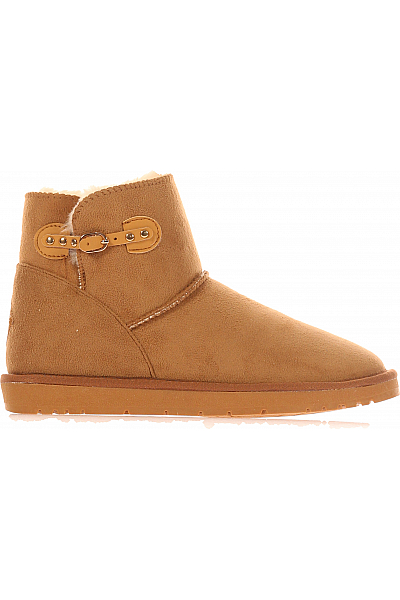 Dámské Boty Kožené Hnědé Island Boot Vel.  40