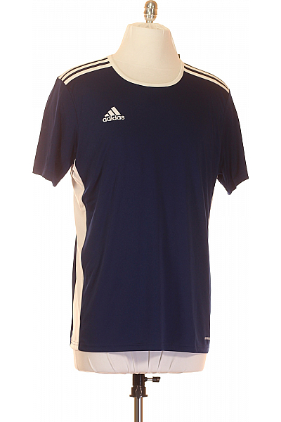 Pánské Tričko Modré ADIDAS Vel. L