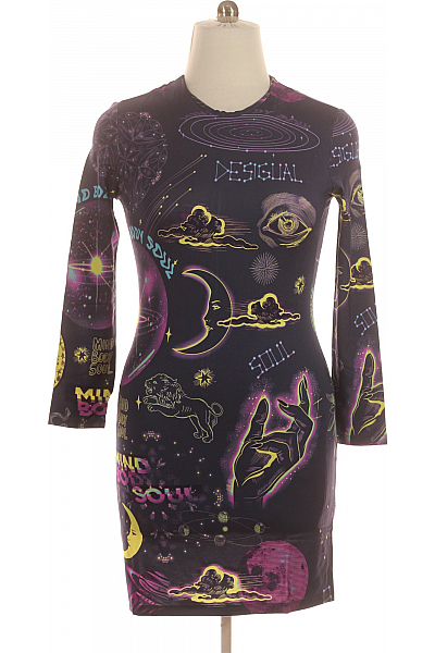 Šaty Fialové DESIGUAL Outlet Vel.  XL