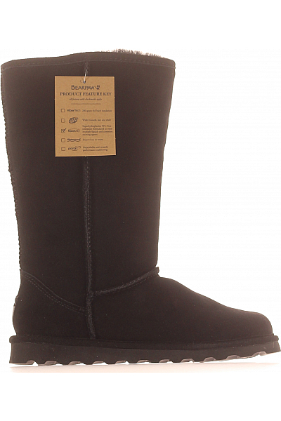 Bearpaw Dámské Válenky Kožené Černé Vel. 41