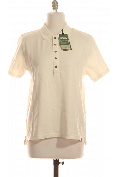 Dámské Polo Tričko Bavlněné Bílé Camel Active