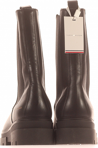 TOMMY HILFIGER Dámské Boty Kožené Černé Vel.  42