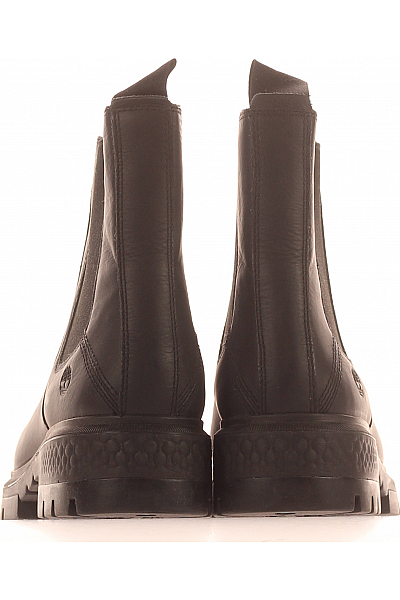 Dámské Kotníkové Boty Kožené Černé Timberland Vel.  42