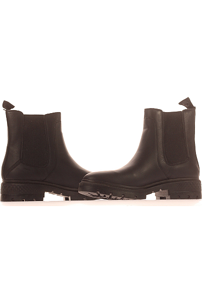 Dámské Kotníkové Boty Kožené Černé Timberland Vel.  42