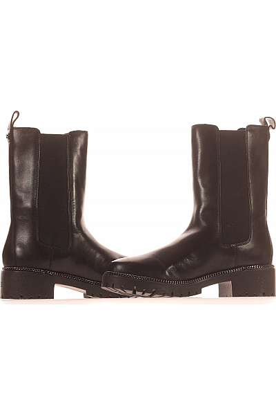 Guess Dámské Boty Kožené Černé Vel.  40