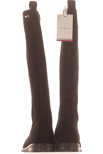Dámské Boty Kožené Černé TOMMY HILFIGER Vel.  37