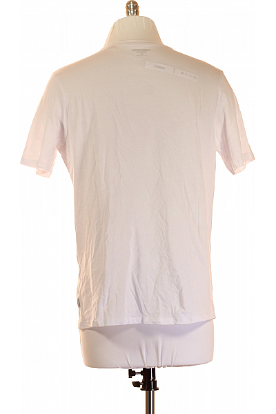 Jednoduché Pánské Tričko Bílé JACK & JONES Vel. XL