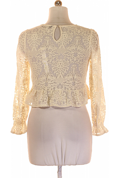 ZARA Dámské Top Béžový Second hand Vel.  M