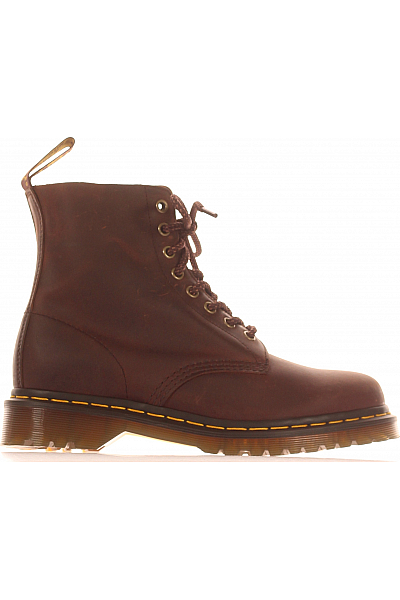 Dámské Kotníkové Boty Kožené Hnědé Dr.Martens Vel.  40