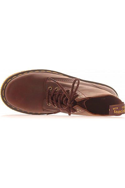 Dámské Kotníkové Boty Kožené Hnědé Dr.Martens Vel.  40