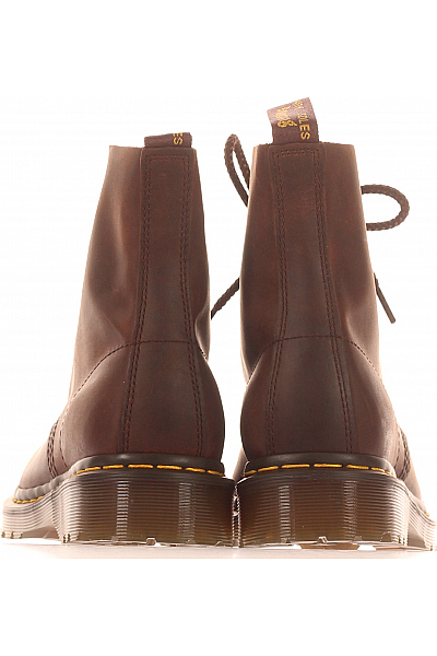 Dámské Kotníkové Boty Kožené Hnědé Dr.Martens Vel.  40