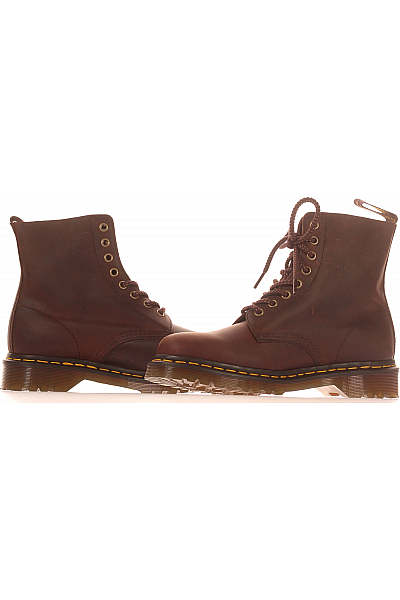 Dámské Kotníkové Boty Kožené Hnědé Dr.Martens Vel.  40