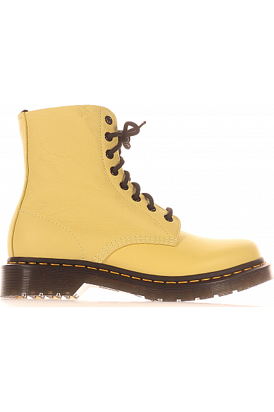 Dr.Martens Dámské Boty Kožené Žluté Vel.  40