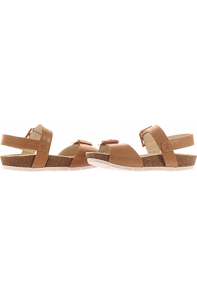 Clarks Dětské Dívky Boty Kožené Hnědé Vel. 28