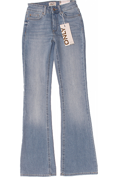 Bootcut Dámské Široké Džíny Bavlněné Modré ONLY
