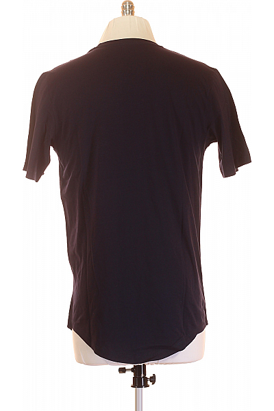 Jednoduché Pánské Tričko Modré JACK & JONES