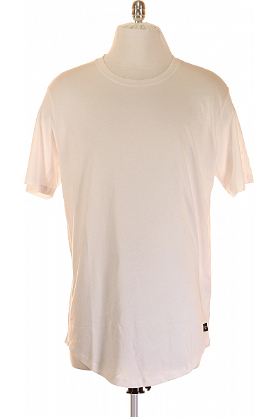 JACK & JONES Pánské Tričko Bílé Vel. L