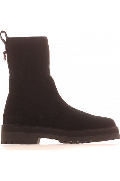 Clarks Dámské Kotníkové Boty Černé Outlet