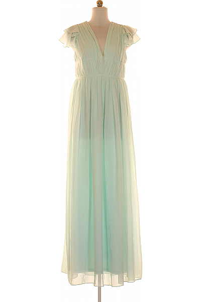  Šaty Z Chiffonu Zelené Dorothy Perkins Vel.  42