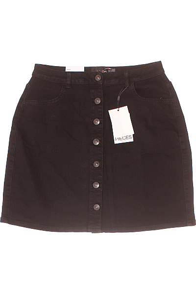 PIECES Sukně Černá Outlet Vel. L
