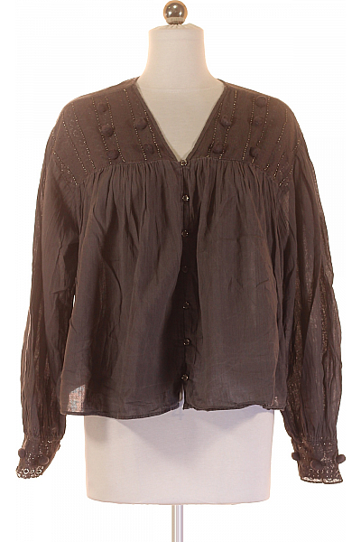 Letní Dámská Košile Šedá ZARA Second Hand Vel.  XS