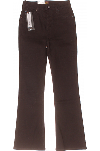 Bootcut Dámské Džíny Černé Lee  Vel. 26/29