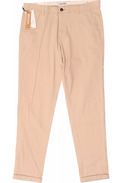 Pánské Kalhoty Béžové JACK & JONES Vel. 34