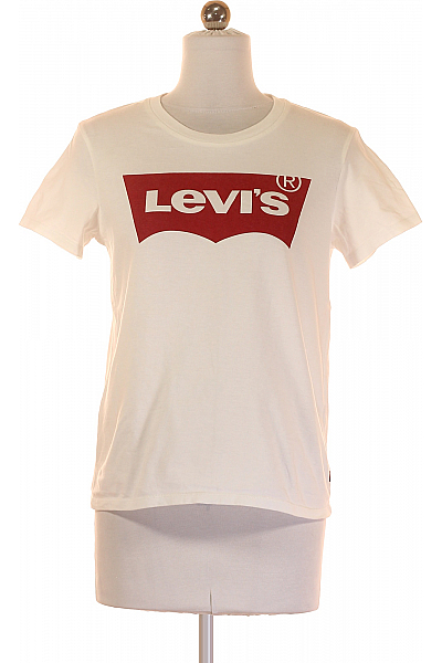 LEVIS Dámské Tričko S Potiskem Bílé Vel. S