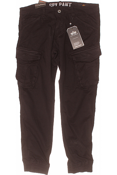 Alpha Industries Pánské Kalhoty Černé Outlet Vel. 36