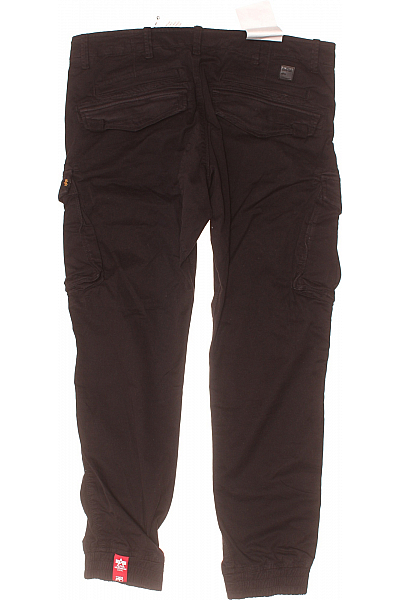 Alpha Industries Pánské Kalhoty Černé Outlet Vel. 36
