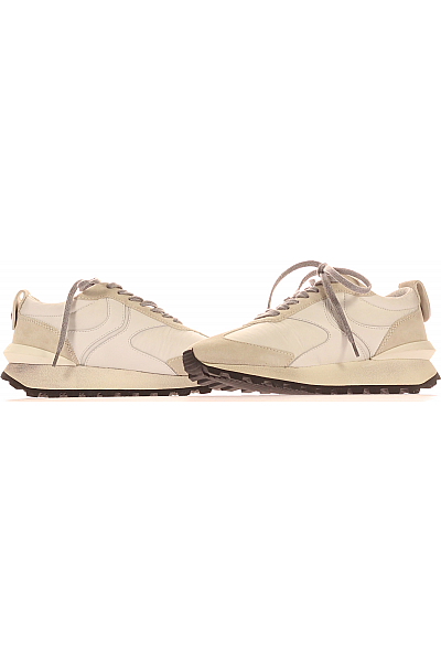 VOILE BLEUE Dámské Tenisky Owark Woman Suede Kožené Bílé