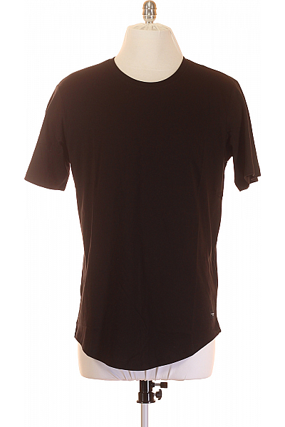 JACK & JONES Jednoduché Pánské Tričko Černé Vel. XS