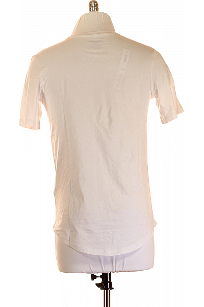 Pánské Tričko Bílé JACK & JONES Vel. XS
