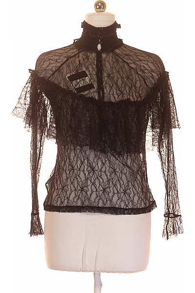 Custommade  Halenka Jednobarevná Černá Second Hand Vel. 34