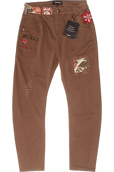 DESIGUAL Dámské úzké Zelené Vel.  34
