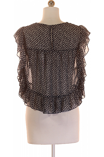 ZARA Vzorovaná  Halenka Modrá Second hand Vel.  XS