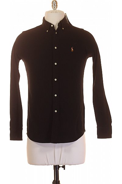 Pánská Košile Černá Ralph Lauren Second Hand Vel. M