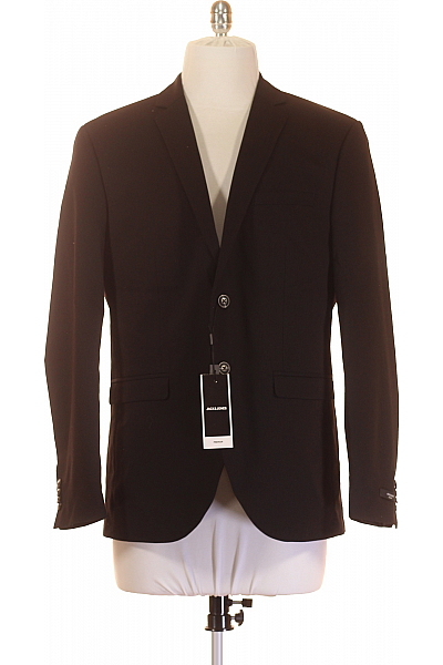Pánské Sako Černé JACK & JONES Vel. 54