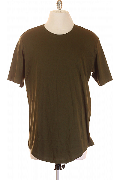JACK & JONES Pánské Tričko Khaki Outlet
