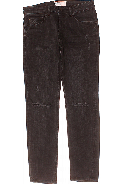 Bershka Pánské Džíny Černé Vel. 38