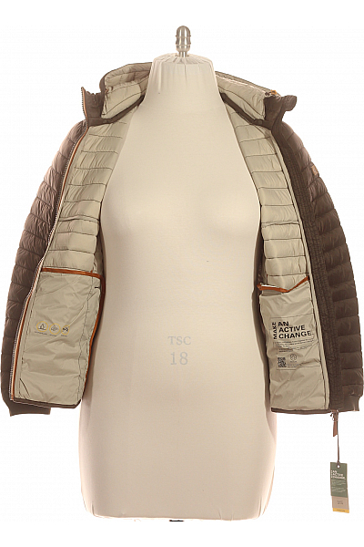 Camel Active Prošívaná Dámská Bunda Polyamidová Khaká
