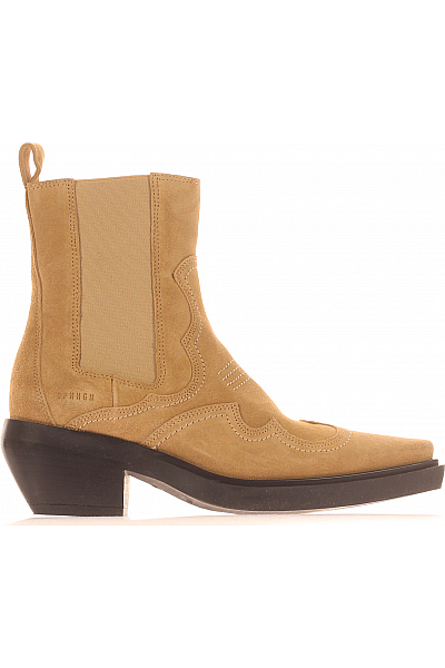 Dámské Kotníkové Boty Kožené Hnědé Copenhagen Shoes Vel. 39