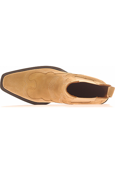Dámské Kotníkové Boty Kožené Hnědé Copenhagen Shoes Vel. 39